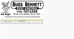 Desktop Screenshot of bugsbennett.com
